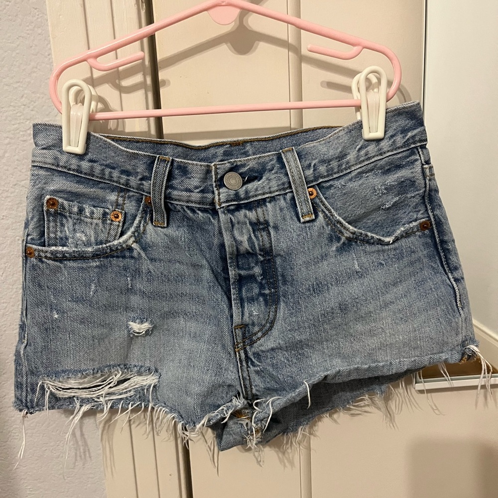 Levi’s denim 501 jean shorts